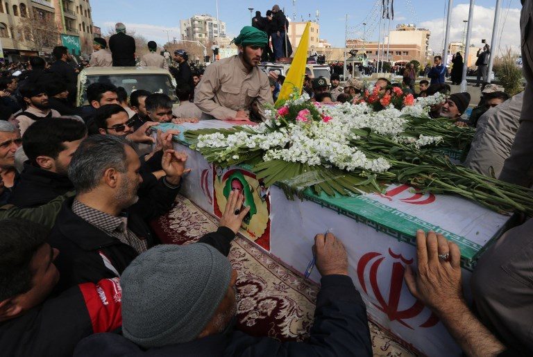 Iranians cry ‘revenge’ at funeral of suicide bomb victims