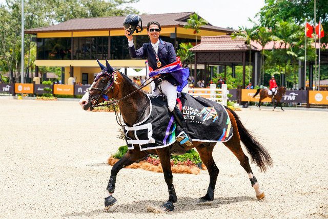 Equestrian rider Colin Syquia jumps to SEA Games gold