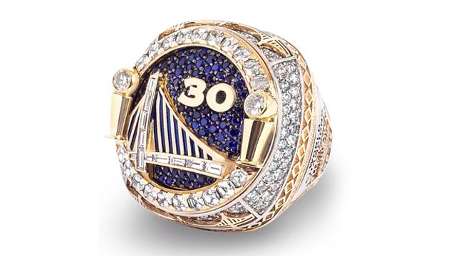 LOOK: Warriors present first reversible championship ring