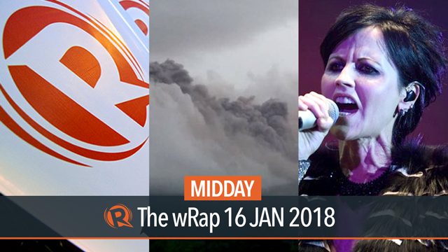 SEC on Rappler, Mayon Volcano, Dolores of The Cranberries | Midday wRap