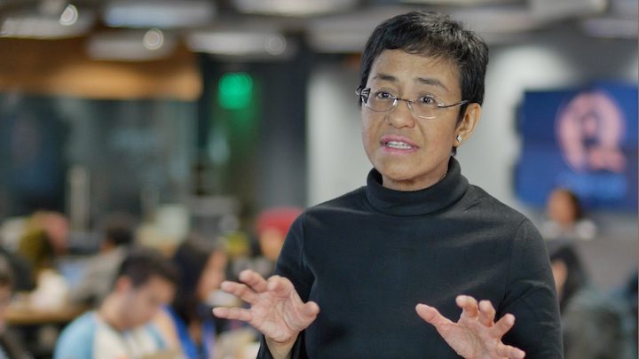 Rappler CEO Maria Ressa urges journalists to ‘stand together’ against disinformation