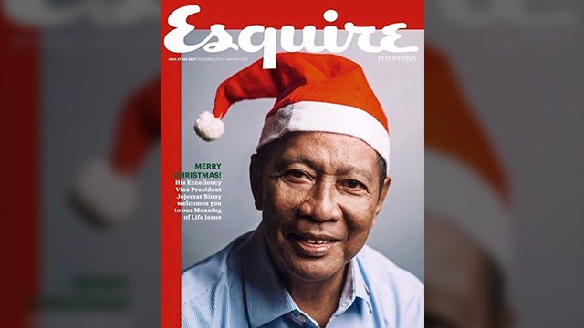 Esquire features VP Binay in ‘Meaning of Life’ issue