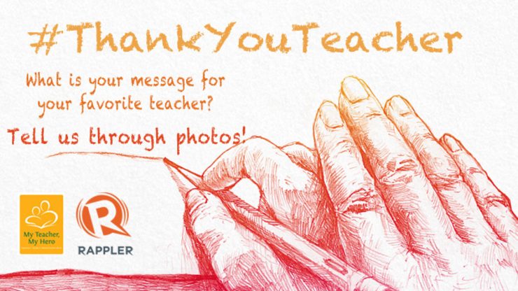 #ThankYouTeacher: What is your message for your teacher?