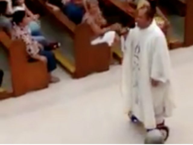 Laguna priest chided for using hoverboard in Mass