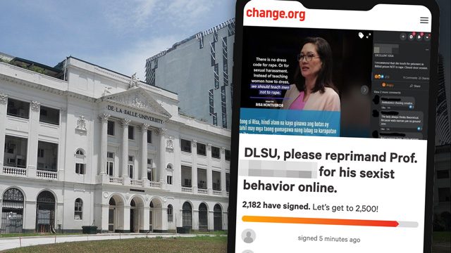 DLSU drops part-time teacher after Facebook post about sexual violence