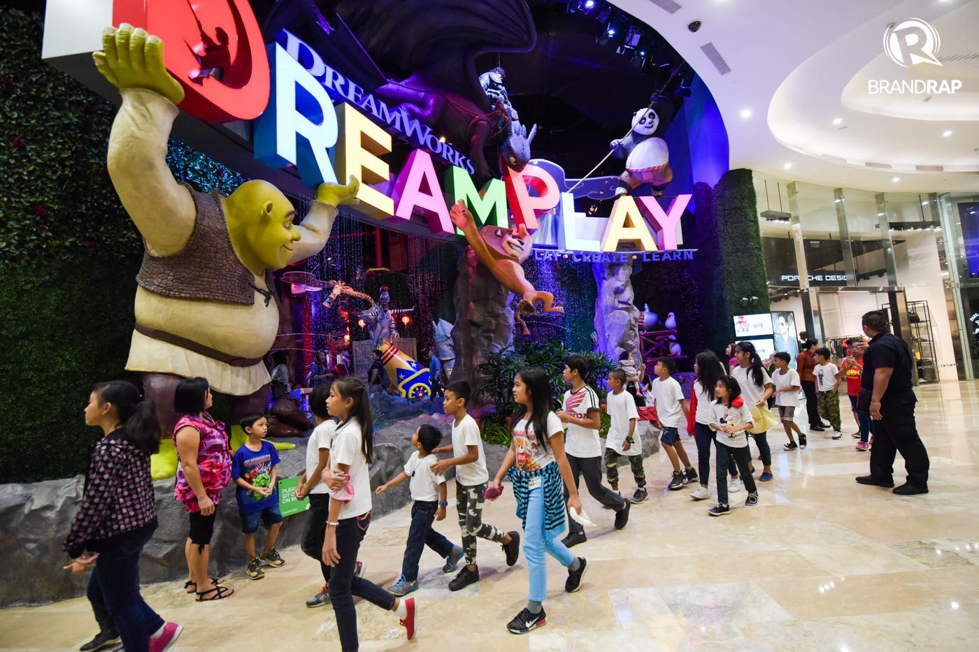 PLAYTIME. The kids get their first glimpse of DreamPlay, where fun, food, and games awaited them 