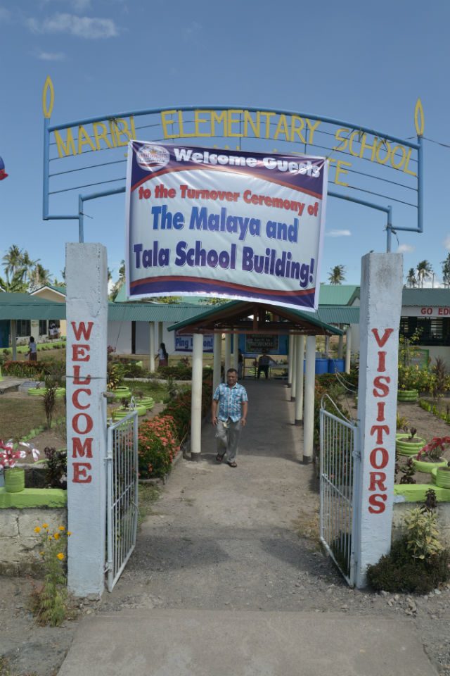 NEW BUILDINGS. The bracelets raised funds to rebuild Maribi elementary school in Leyte 