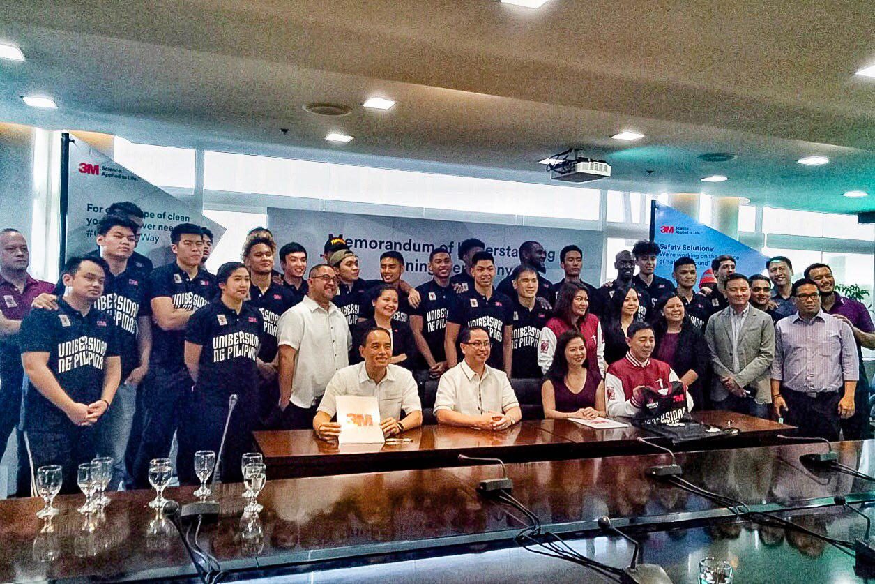 UP Fighting Maroons ink sponsorship deal with multinational corporation 3M