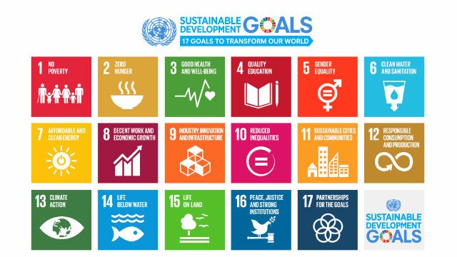 TARGETS. The Sustainable Development Goals. Image courtesy United Nations 