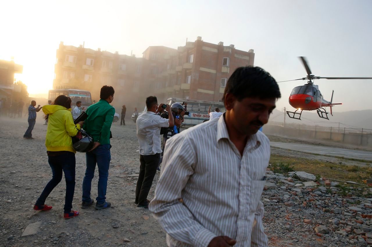 4 dead in helicopter crash in quake-hit Nepal