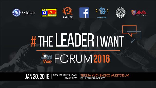 Duterte-Cayetano, senatorial bets in #TheLeaderIWant Forum