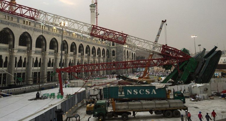 ‘And then I heard thunder’: Saudi crane horror recalled