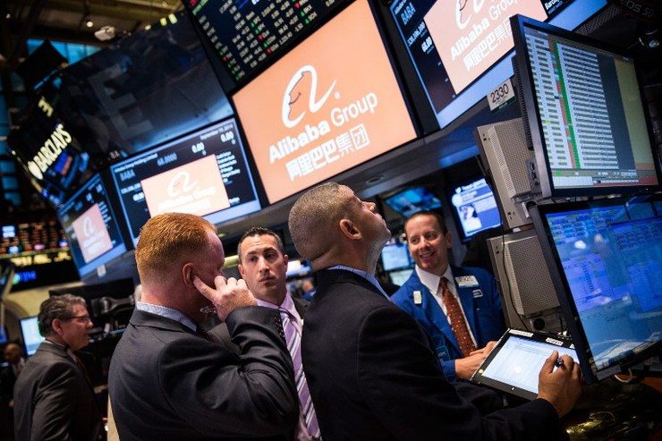 Alibaba makes Wall Street debut
