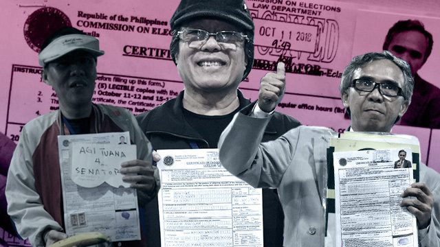 'COLORFUL BETS.' The Comelec urged the public to give 'colorful' hopefuls a chance to defend their bids for public office. 