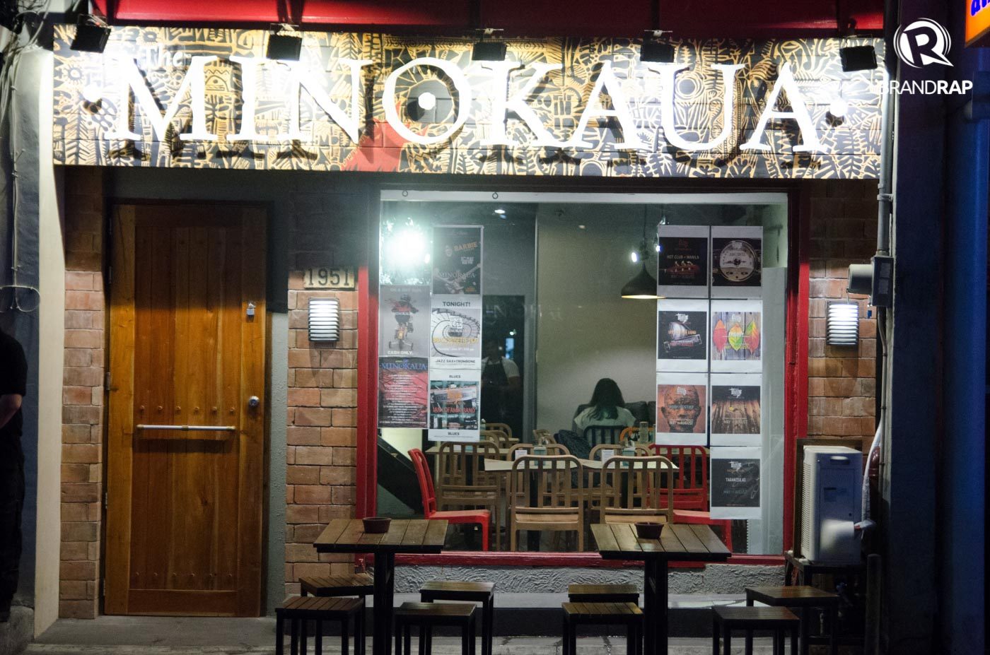 CREATIVE SPACE. Aside from offering good food and quality music, Minokaua hopes to revive Malate’s art scene. Photo by Pauee Cadaing/Rappler 