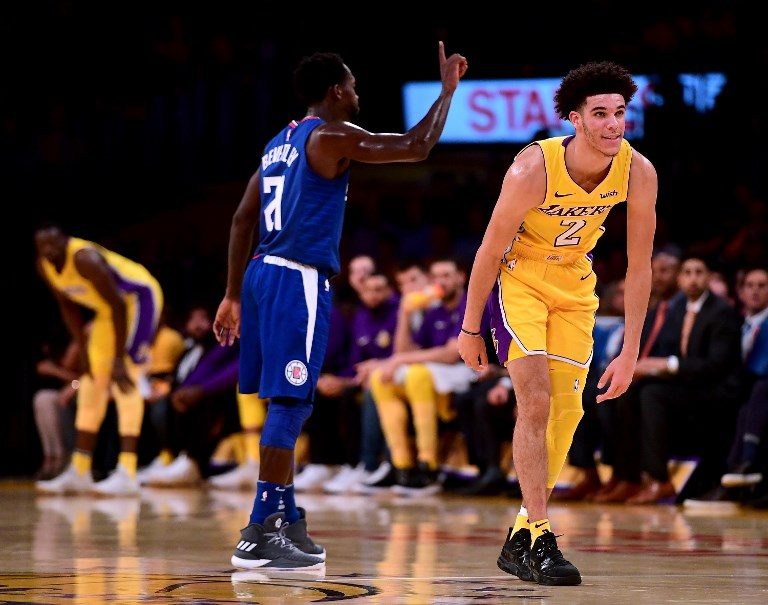 Clippers blow out Lakers in Lonzo Ball’s NBA debut