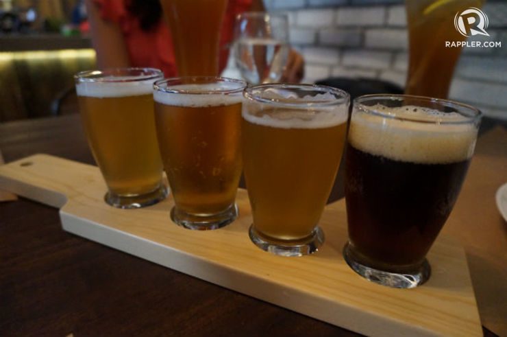 SAMPLER. From white to dark lager, there is a dish that will enhance its flavor.