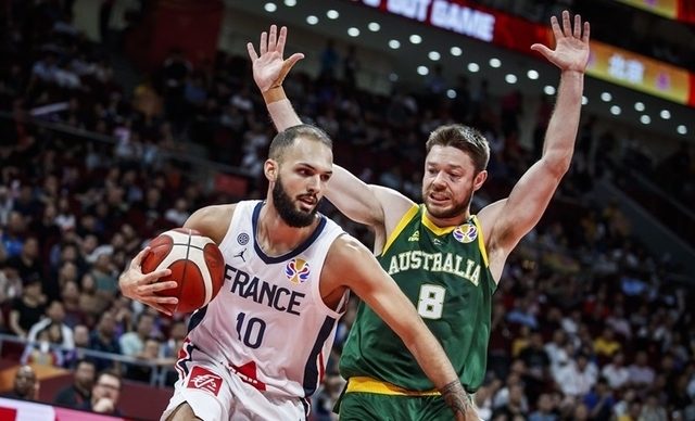 France turns back Australia for FIBA World Cup bronze