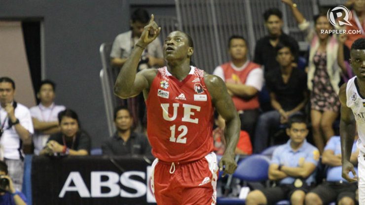 Charles Mammie had gotten into Aroga's head during the FilOil tournament, but his mind games didn't work in their UAAP playoff. File photo by Mark Cristino