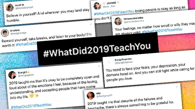 #WhatDid2019TeachYou: Netizens wrap up 2019 with lessons of hope