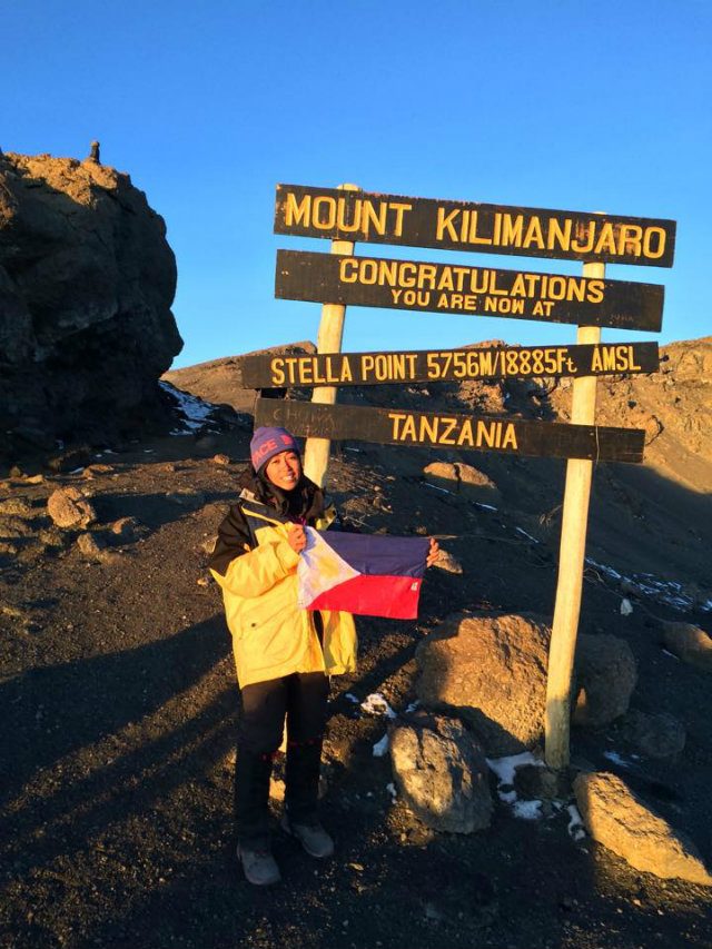 Filipina climbs Mt Kilimanjaro, aims to conquer world’s highest peaks