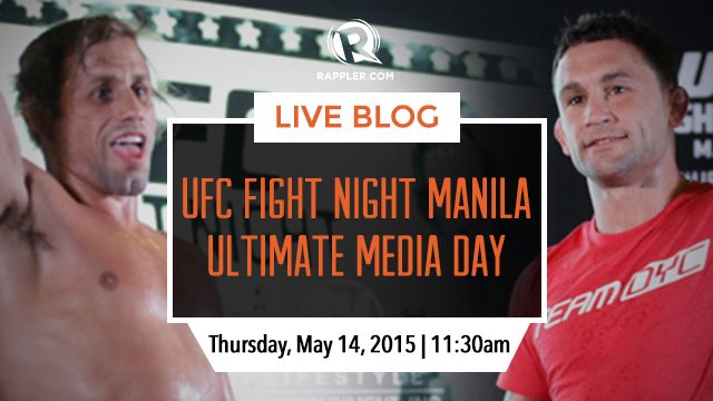 LIVE BLOG: UFC Fight Night Manila press conference
