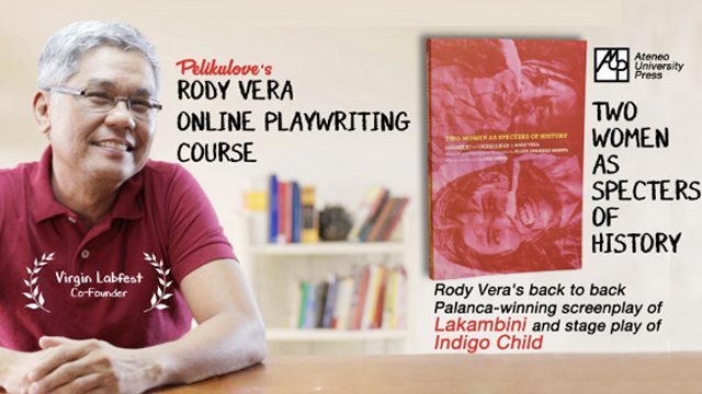 Rody Vera launches book and first Filipino online playwriting course