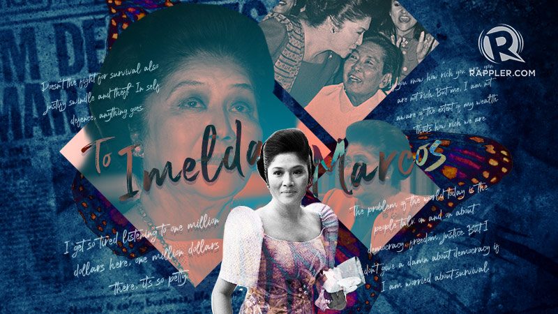 [OPINION] To Imelda Marcos