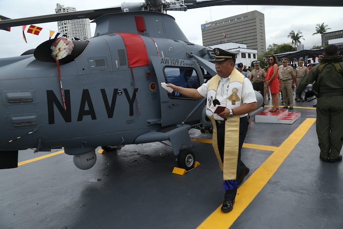 PH Navy christens 2 brand new choppers, 2 supply ships