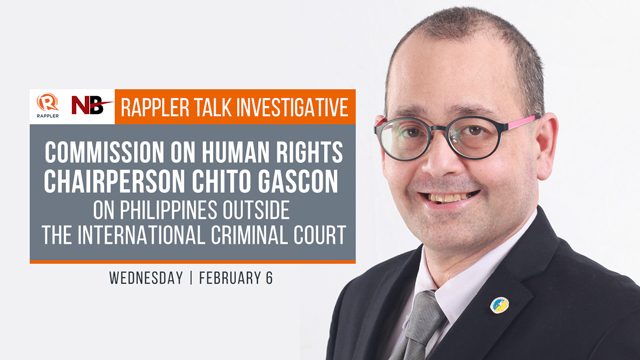 Rappler Talk: Chito Gascon on PH outside International Criminal Court