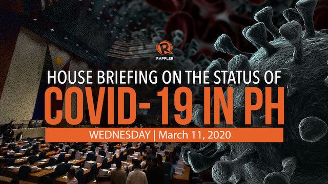 WATCH: House briefing on PH coronavirus status