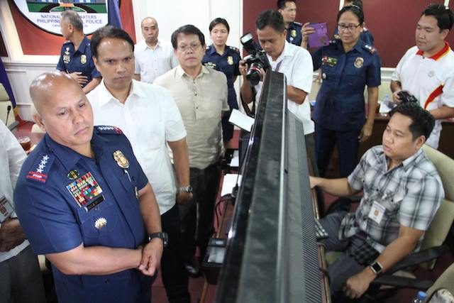 LONG IN THE PIPELINE. The creation of a national police clearance system has been in the works for at least 3 years now, starting under the leadership of Ronald dela Rosa in the PNP. PNP photo 