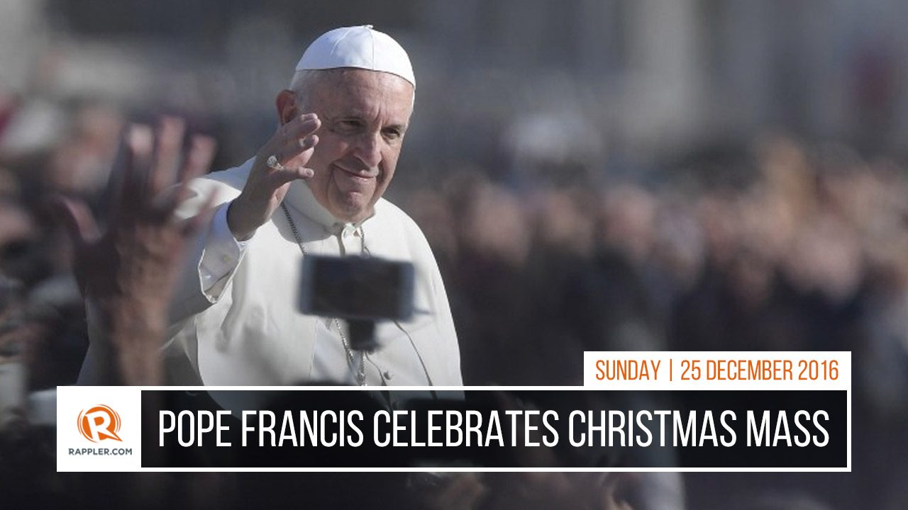 WATCH: Pope Francis celebrates Christmas Midnight Mass