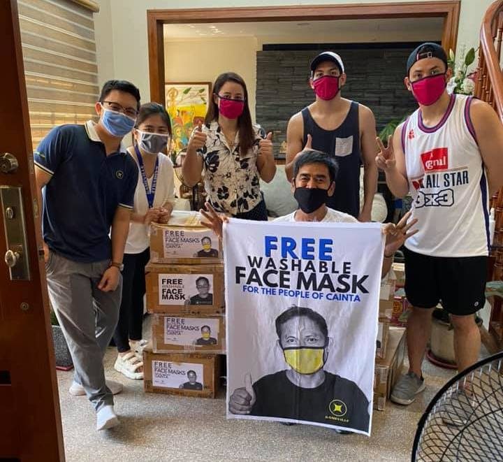 FACE MASKS. The Nieto family procures medical supplies like face masks for distribution. Photo from Matt Nieto's Facebook  