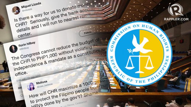 P1,000 budget for CHR? Netizens react on House decision with #CHRBudgetCheaper
