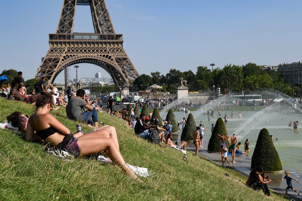 France sweats in new record-breaking Europe heat wave