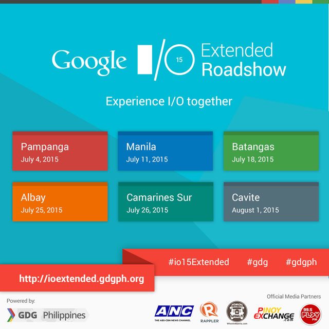 The Google I/O Extended Roadshow