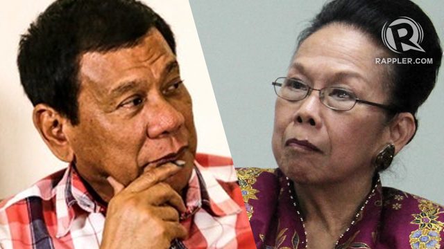 Duterte claims he fired CHED’s Licuanan