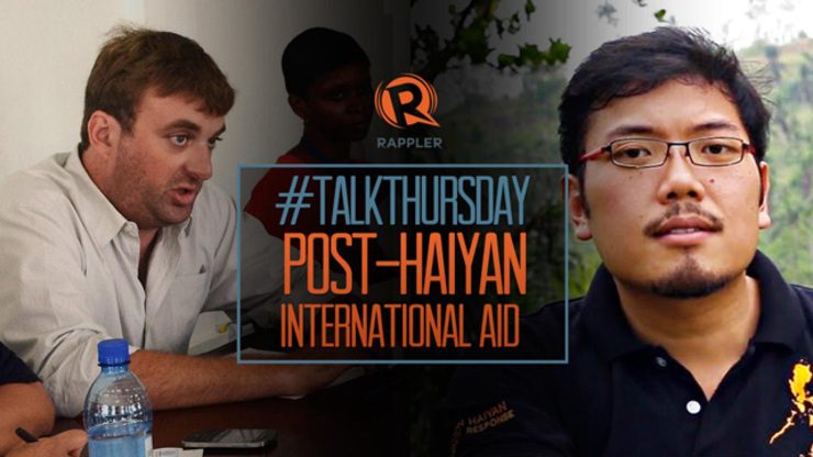 #TalkThursday: Post-Haiyan international aid