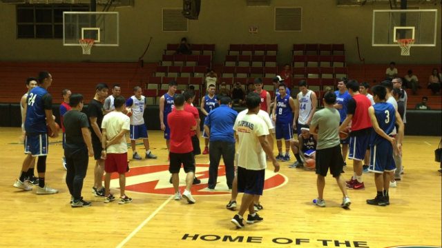 A month away from SEABA, Gilas plays first 5-on-5 scrimmages
