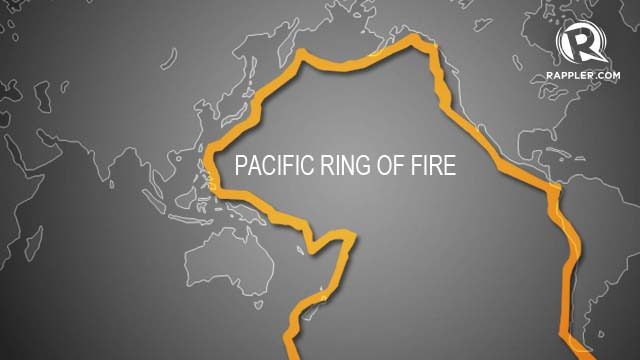 EARTHQUAKE-PRONE. The Pacific Ocean’s Ring of Fire is a 40,000-circle of interconnected fault lines around the Pacific Ocean, where other seismic activities such as earthquakes also occur on a daily basis. 