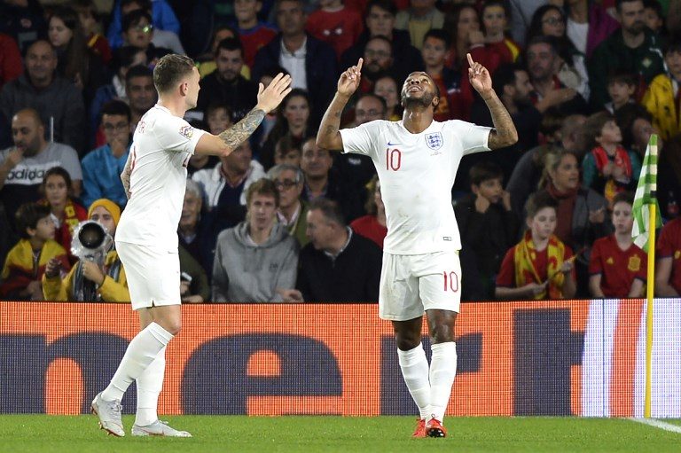 Sterling shines as England blows Spain away