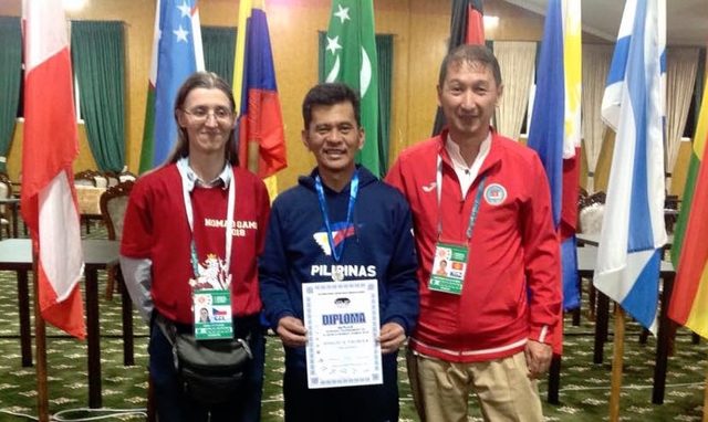 Lone PH bet Ronildo Palmera bags medals in Nomad Games