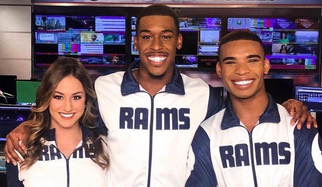 Rams’ male cheerleaders make Super Bowl history