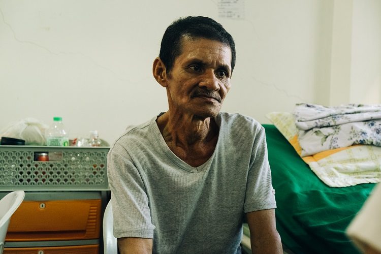 PATIENT. Hose Felesedario Palasan is one of the city hospital’s patients whose fees were shouldered by JRBGH's program. Photo by Stephen Pedroza 