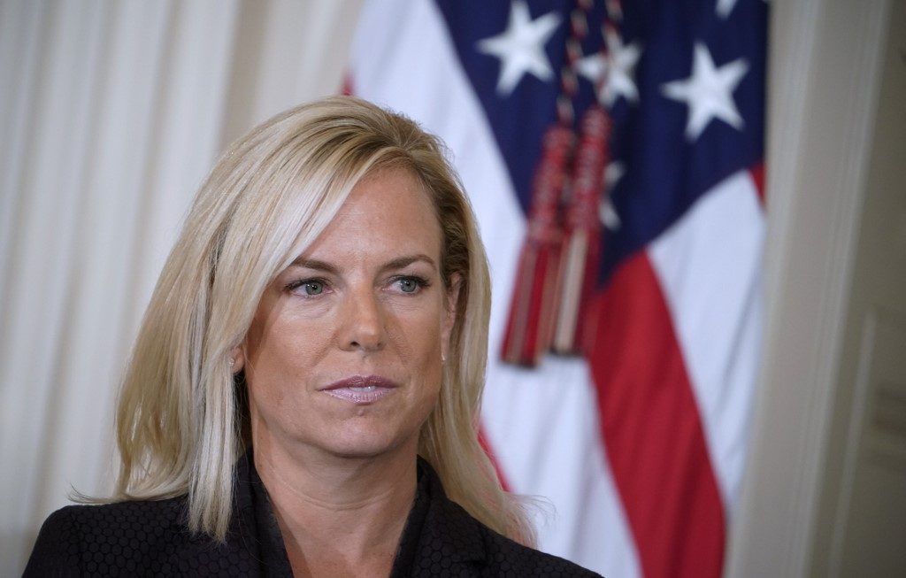 U.S. Homeland Security chief Nielsen resigns