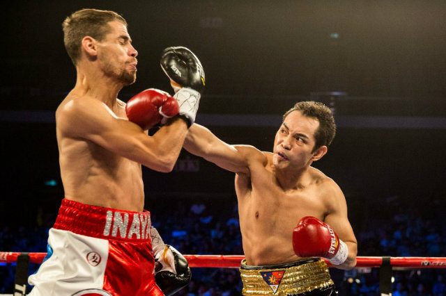 Donaire, shown against Anthony Settoul in 2015, wants to score an impressive win to get back on the American TV radar. File photo by Anthony Wallace/AFP 