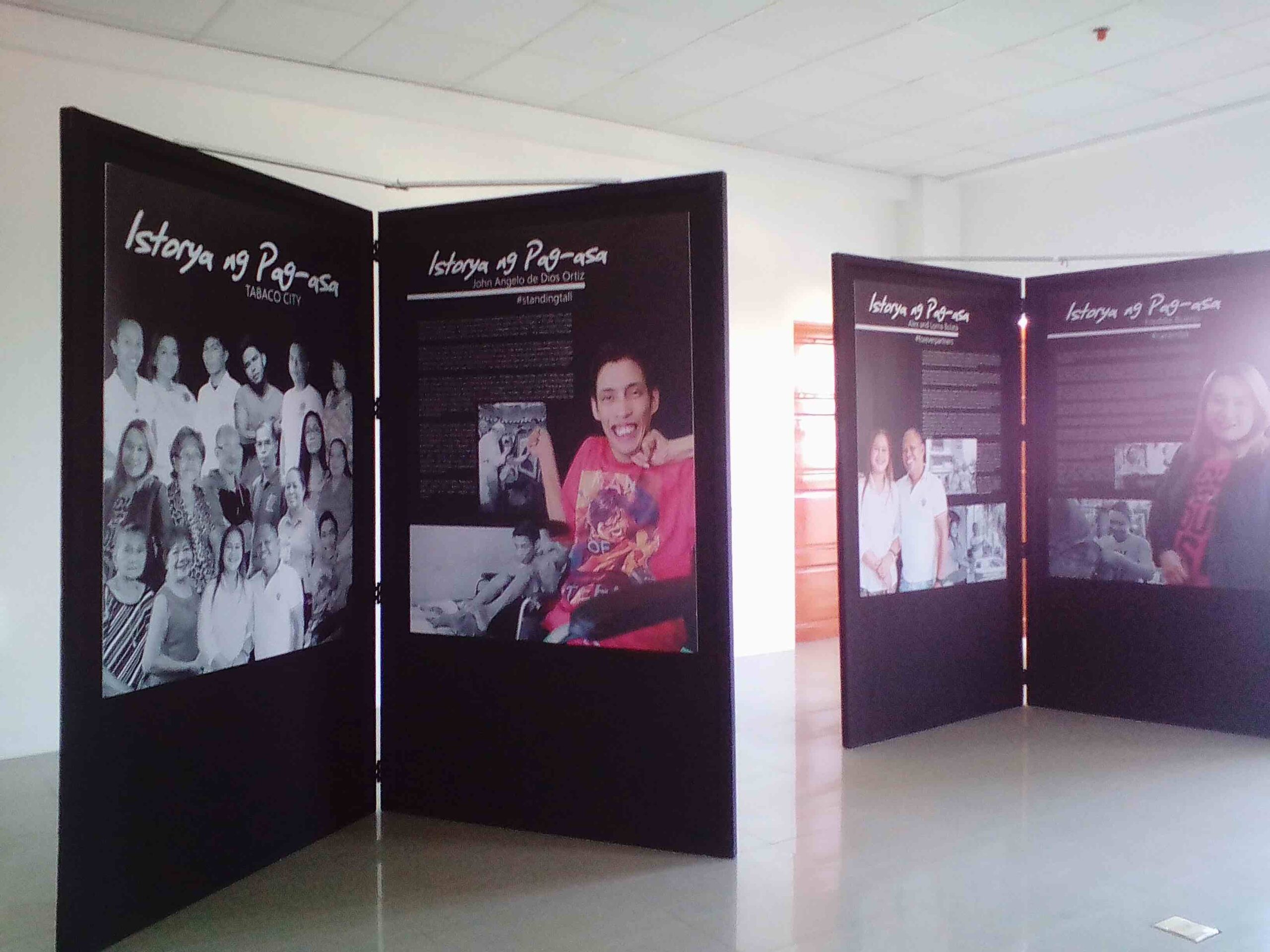 Traveling photo gallery tells stories of hope in Tabaco