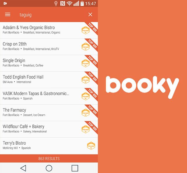 Booky: An offline app for Filipino foodie searches