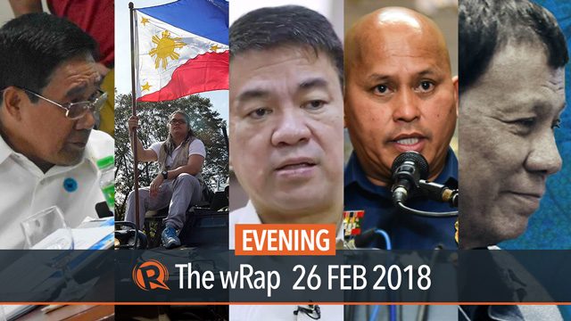 China’s illegal entry in Benham Rise, Roque on People Power, Pimentel on Duterte-Carpio | Evening wRap